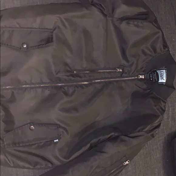 Men’s Casual Full Zip Flight Bomber Jacket - Picture 1 of 8